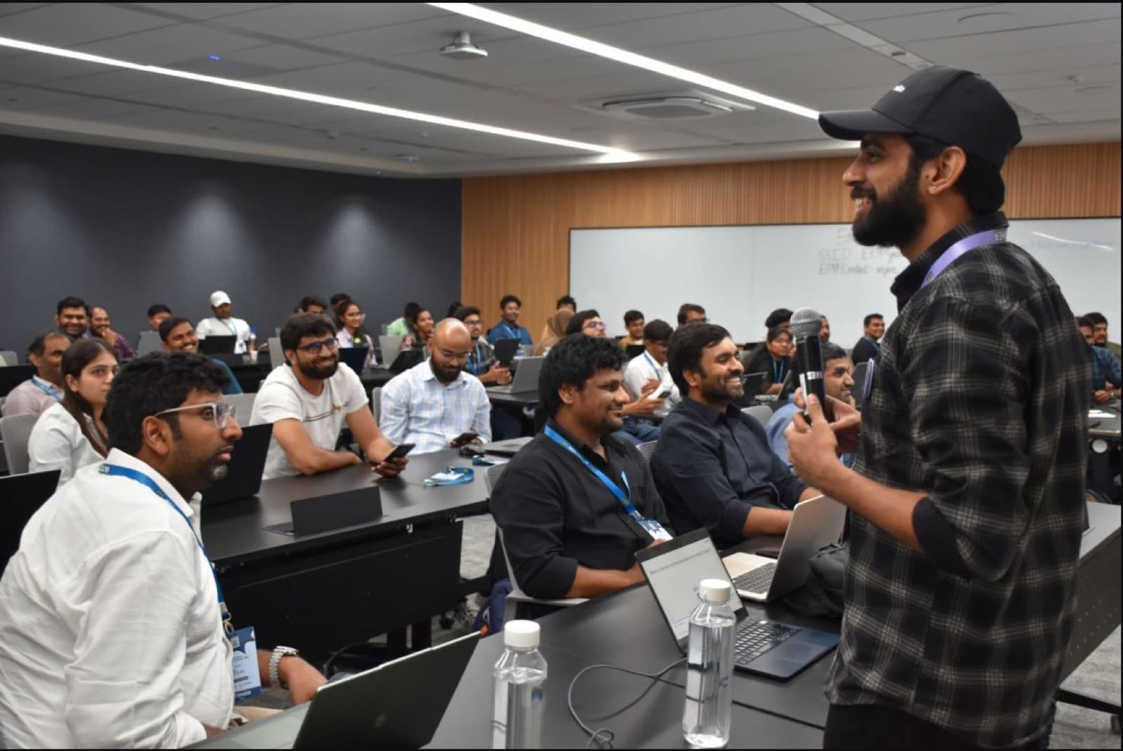 Sonu Kumar, founder of AI Anytime, leading a corporate AI training session